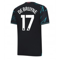 Camiseta Manchester City Kevin De Bruyne #17 Tercera Equipación Replica 2023-24 mangas cortas